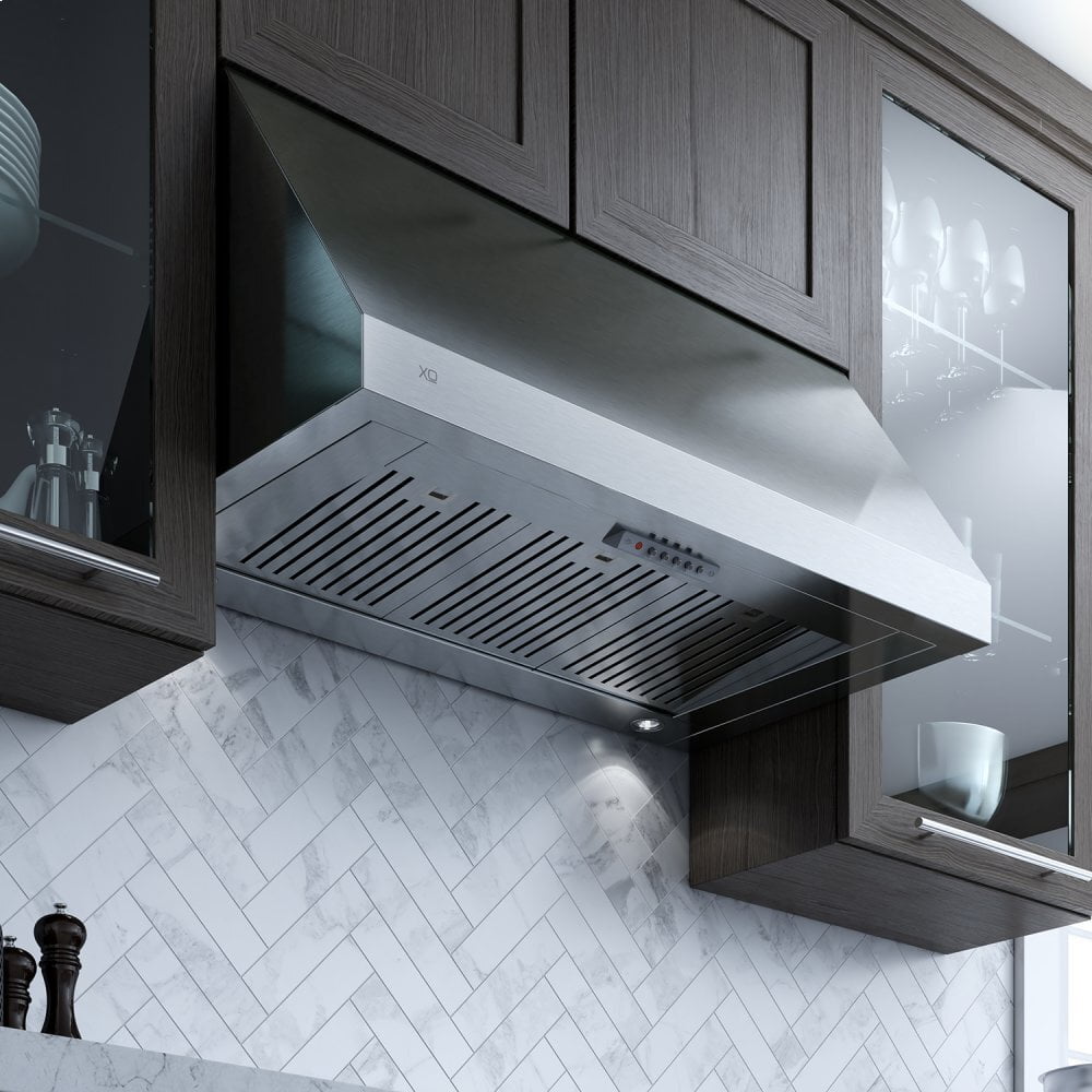 Xo Appliance XOT1848KS 1000 Cfm 48" Wall Mount Italian Made Pro Hood Stainless