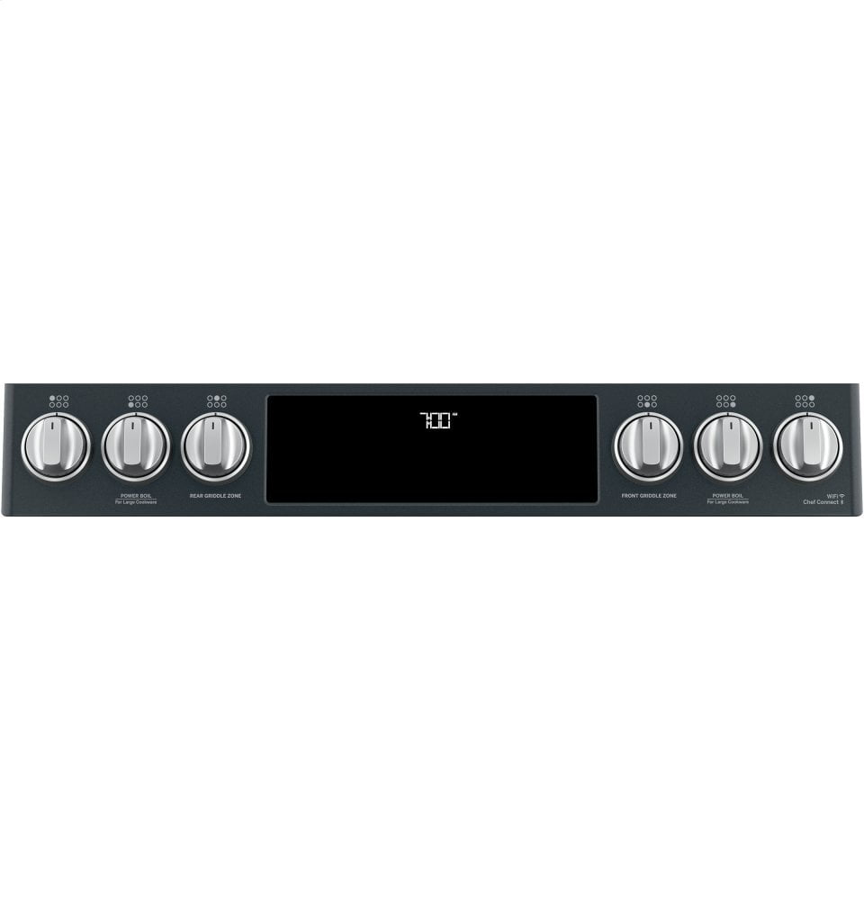 Cafe CGS700P3MD1 Café 30" Smart Slide-In, Front-Control, Gas Range With Convection Oven