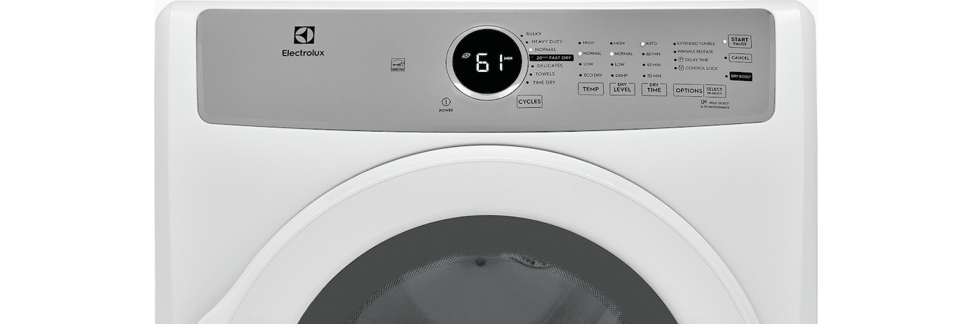 Electrolux ELFG7337AW Gas 8.0 Cu. Ft. Front Load Dryer