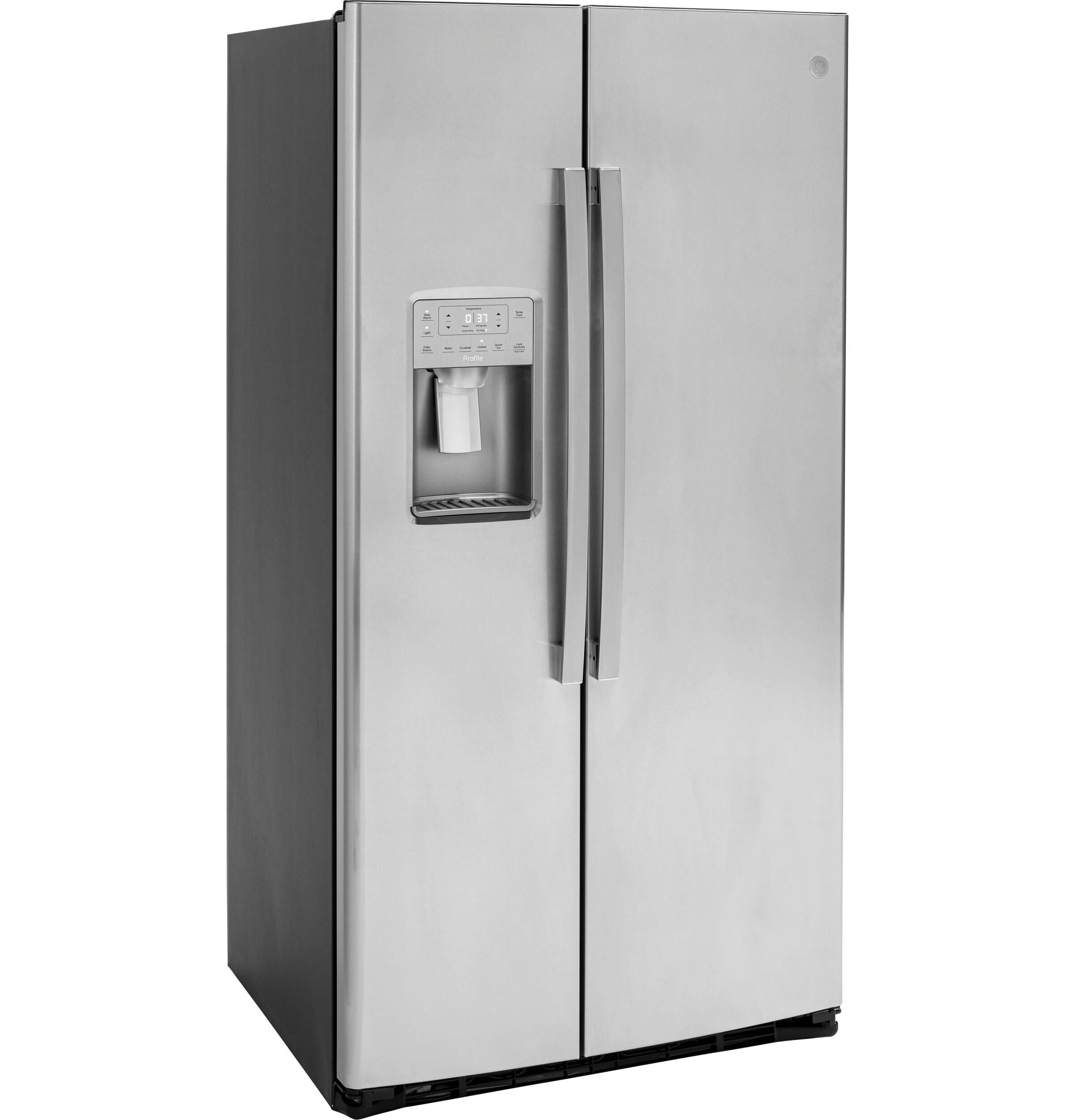 Ge Appliances PZS22MYKFS Ge Profile™ Series 21.9 Cu. Ft. Counter-Depth Side-By-Side Refrigerator