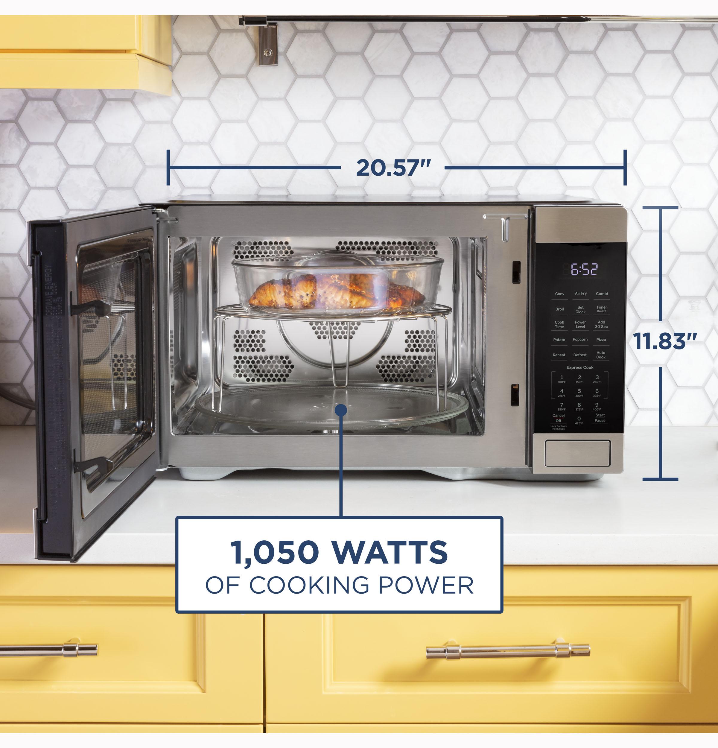 Ge Appliances JES1109RRSS Ge® 1.0 Cu. Ft. Capacity Countertop Convection Microwave Oven With Air Fry