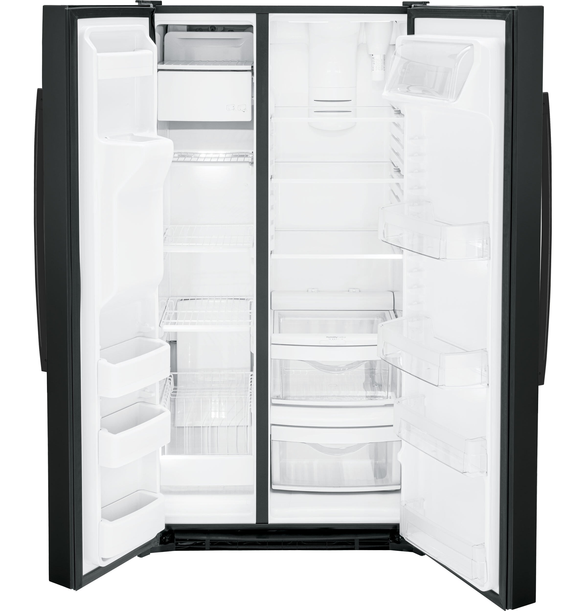Ge Appliances GSE25GGPBB Ge® Energy Star® 25.3 Cu. Ft. Side-By-Side Refrigerator