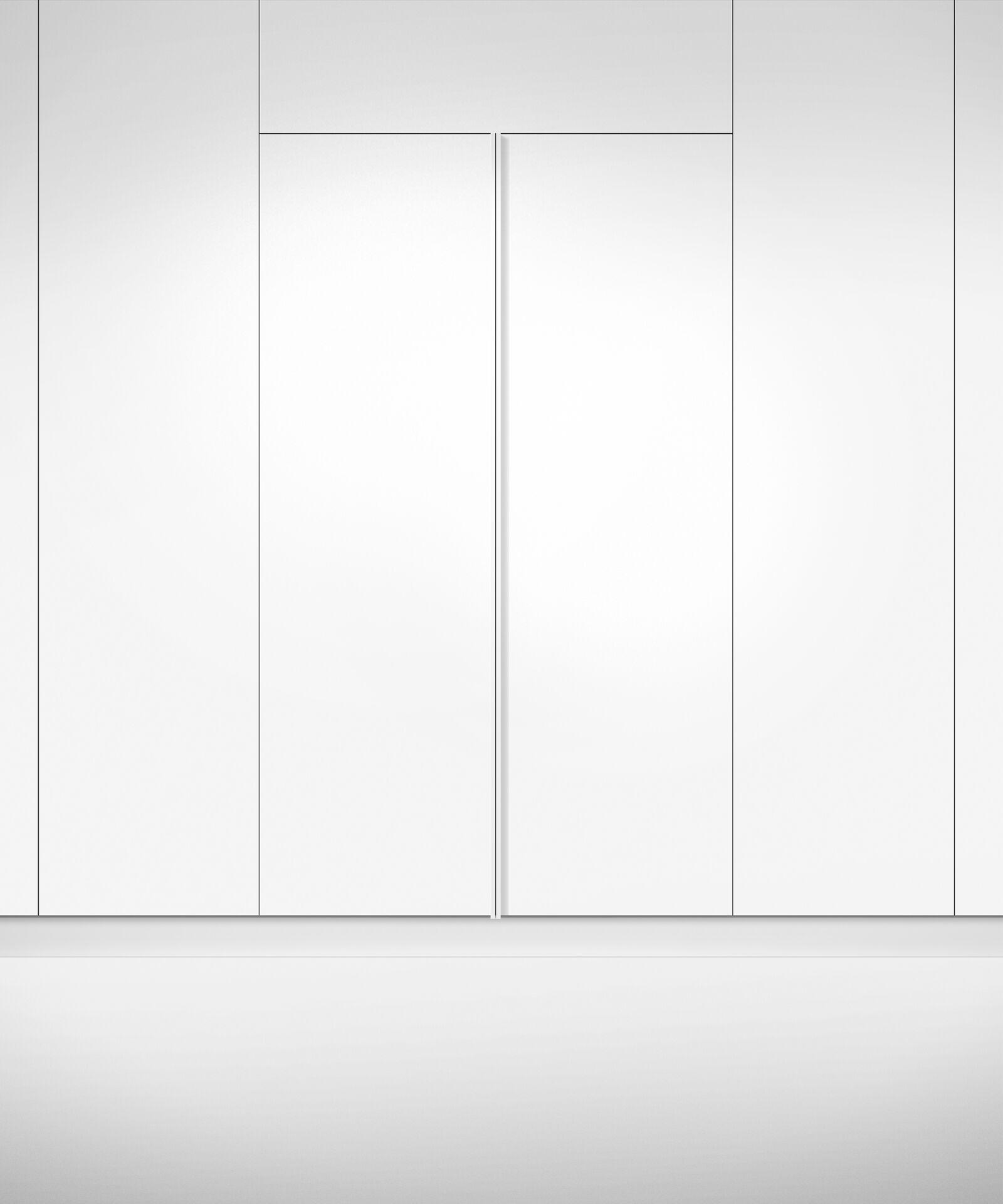 Fisher & Paykel RS2484SRHK1 Integrated Column Refrigerator, 24", Water