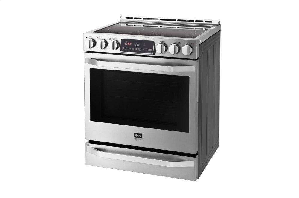 Lg LSSE3027ST Lg Studio 6.3 Cu. Ft. Electric Single Oven Slide-In-Range With Probake Convection®