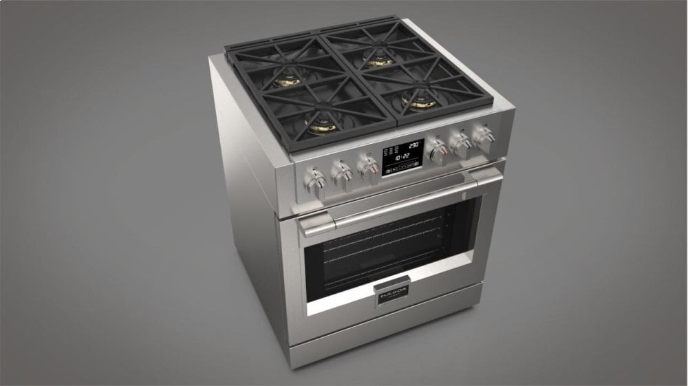Fulgor Milano F6PDF304S1 30" Dual Fuel Pro Range