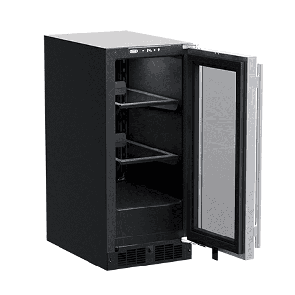 Marvel MLRE215SG01A 15-In Built-In Refrigerator With Door Style - Stainless Steel Frame Glass