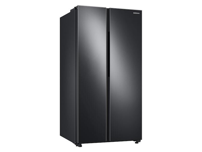 Samsung RS28A500ASG 28 Cu. Ft. Smart Side-By-Side Refrigerator In Black Stainless Steel