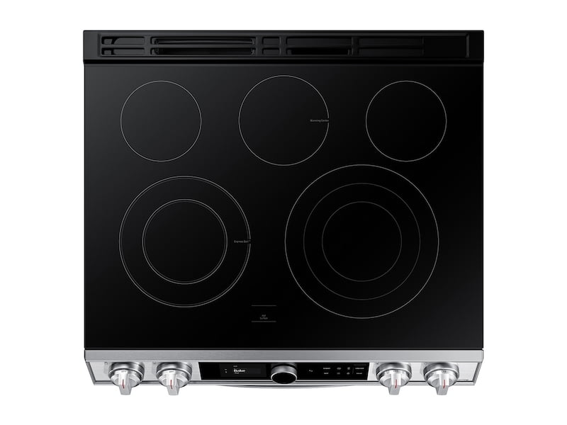 Samsung NE63T8711SS 6.3 Cu. Ft. Front Control Slide-In Electric Range With Smart Dial, Air Fry & Wi-Fi In Stainless Steel