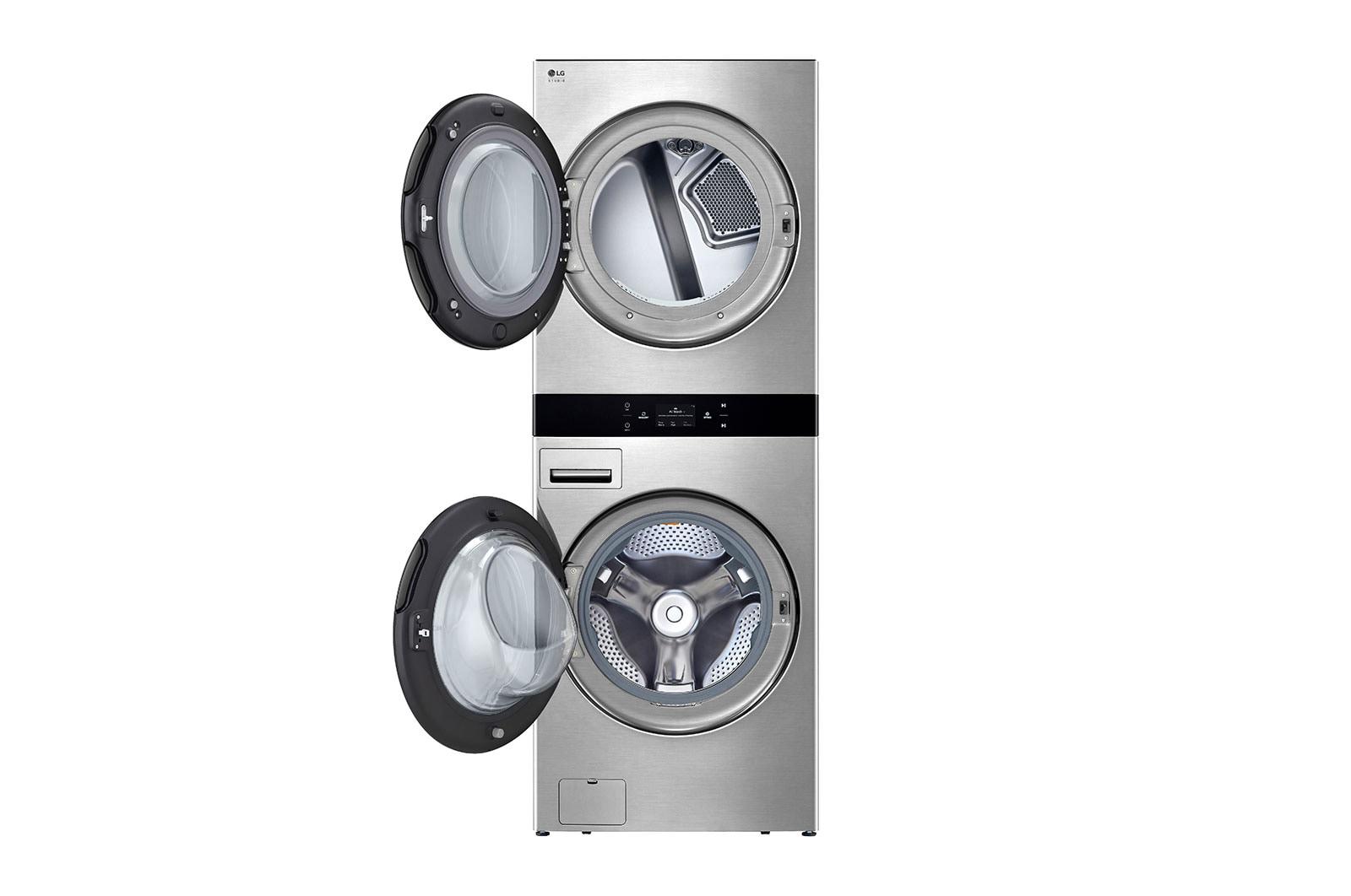 Lg SWWG50N3 Lg Studio Washtower™ Smart Front Load 5.0 Cu. Ft. Washer And 7.4 Cu. Ft. Gas Dryer With Center Control™