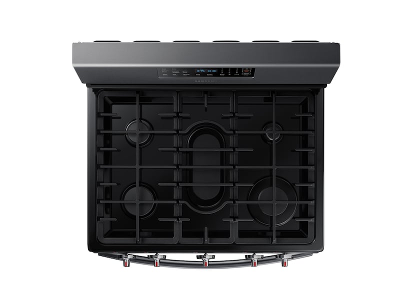 Samsung NX58R4311SG 5.8 Cu. Ft. Freestanding Gas Range In Black Stainless Steel