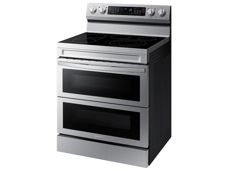 Samsung NE63A6751SS 6.3 Cu. Ft. Smart Freestanding Electric Range With Flex Duo™, No-Preheat Air Fry & Griddle In Stainless Steel