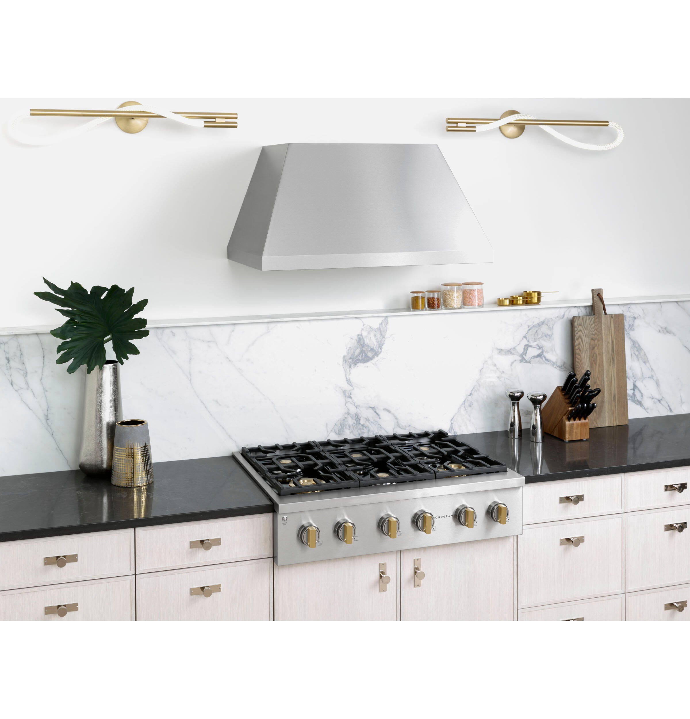 Monogram ZVW1360SPSS Monogram 36" Stainless Steel Professional Hood With Quietboost™ Blower