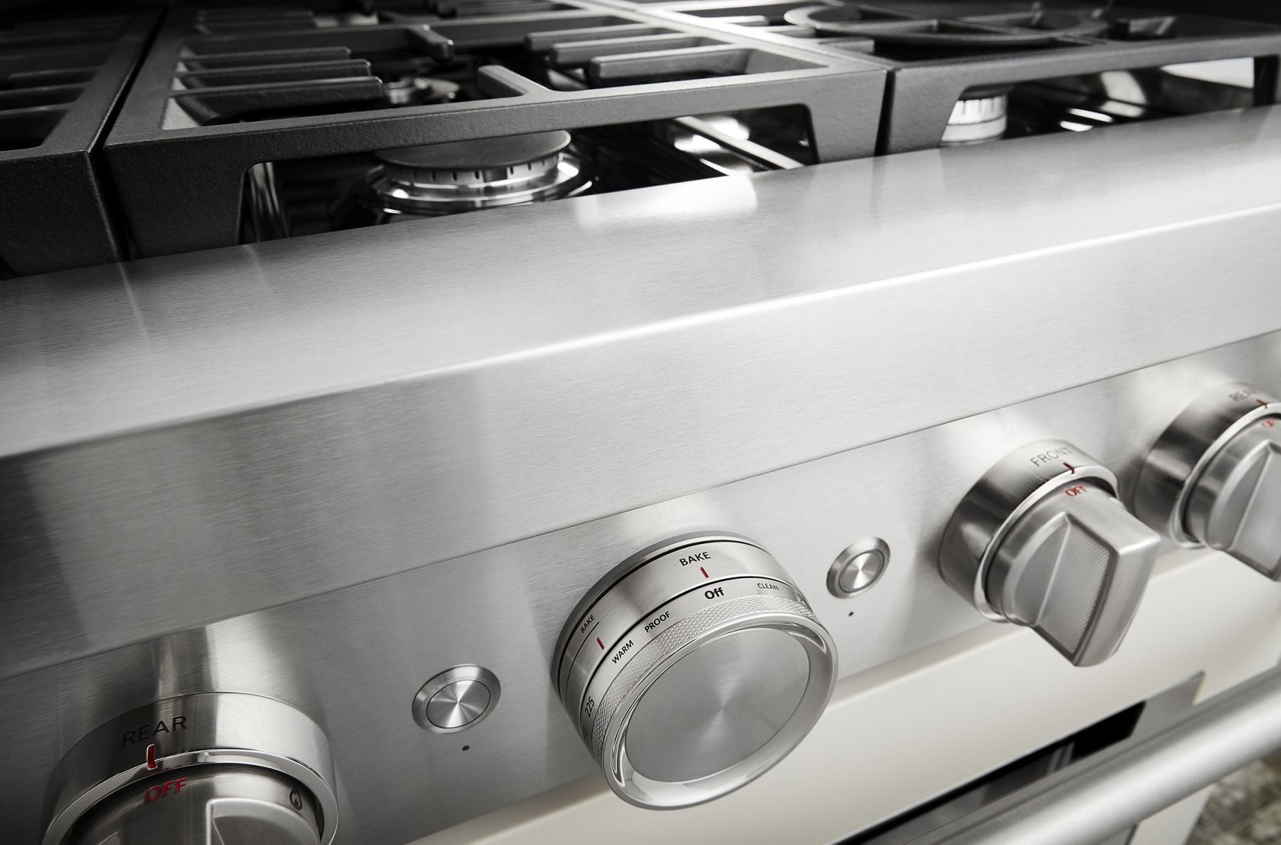 Kitchenaid KFGC506JMH Kitchenaid® 36'' Smart Commercial-Style Gas Range With 6 Burners - Milkshake