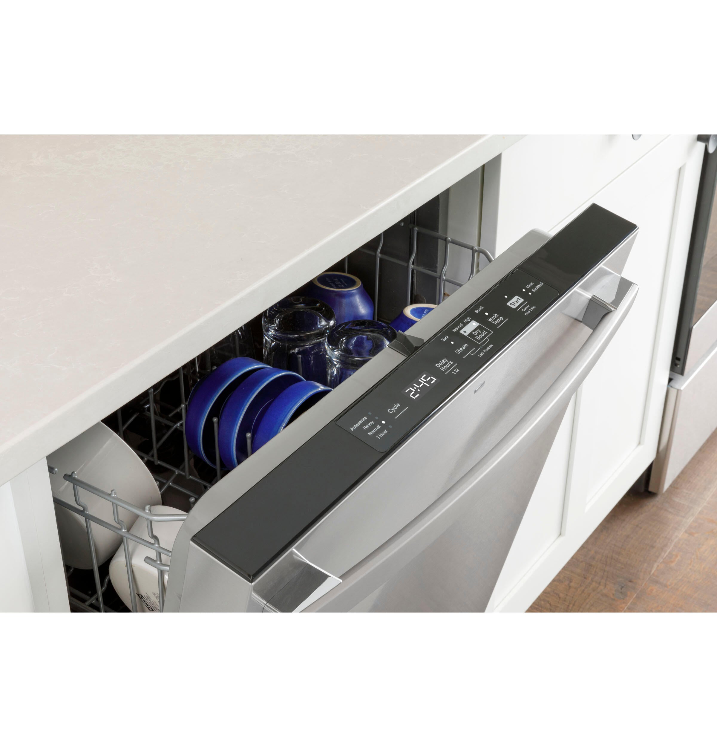 Ge Appliances GDT550PMRES Ge® Top Control With Plastic Interior Dishwasher With Sanitize Cycle & Dry Boost
