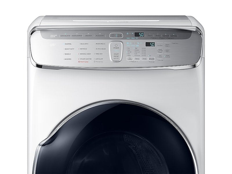 Samsung DVG60M9900W 7.5 Cu. Ft. Smart Gas Dryer With Flexdry™ In White