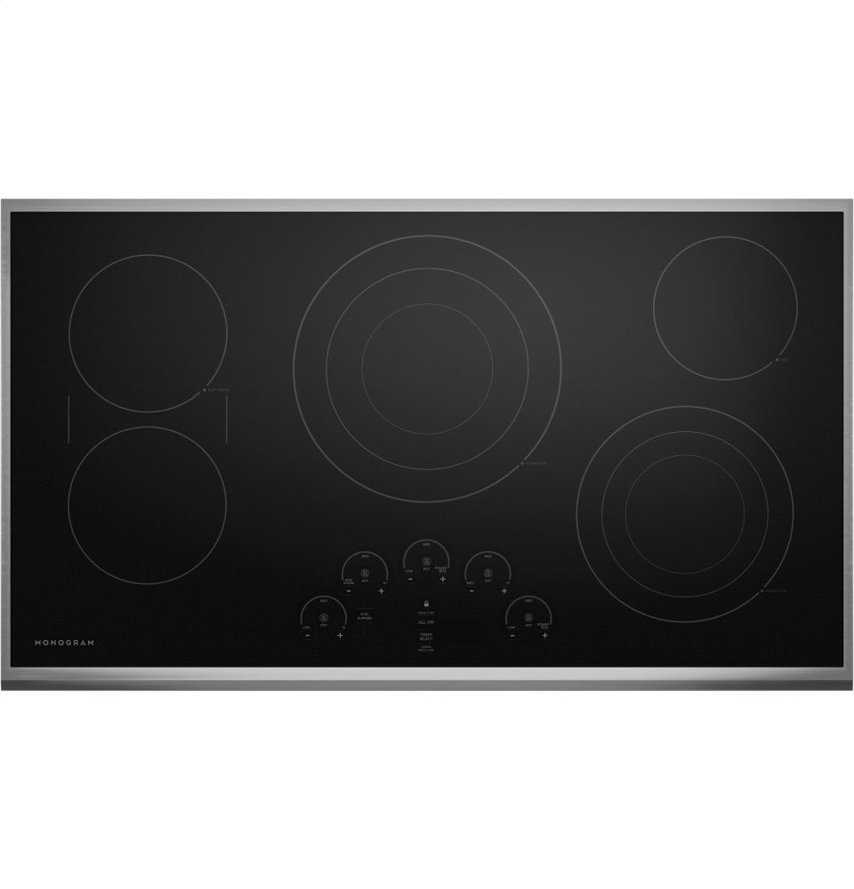 Monogram ZEU36RSJSS Monogram 36" Touch Control Electric Cooktop