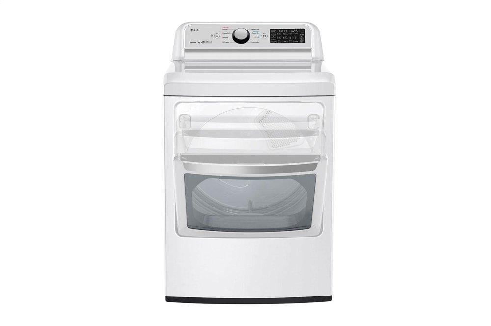 Lg DLG7301WE 7.3 Cu. Ft. Smart Wi-Fi Enabled Gas Dryer With Sensor Dry Technology