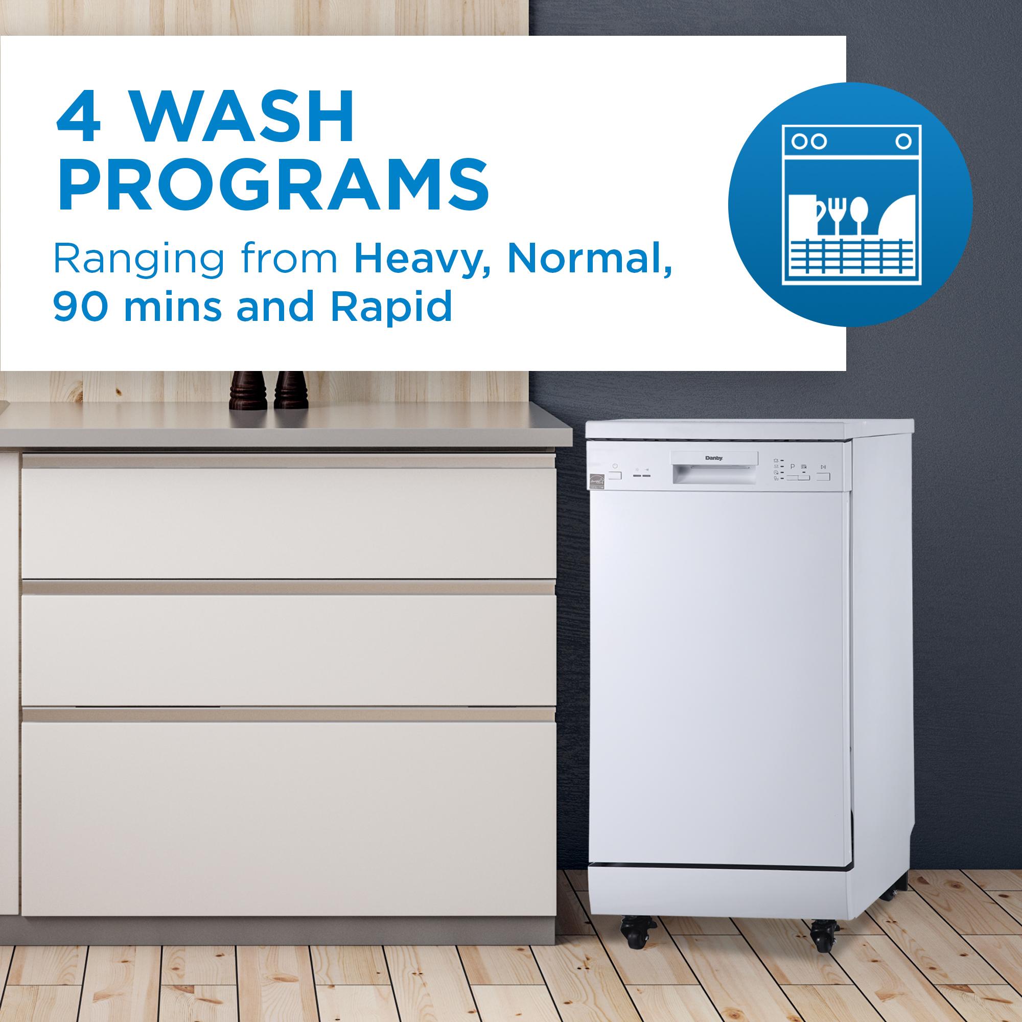 Danby DDW1805EWP Danby 18" Portable Dishwasher