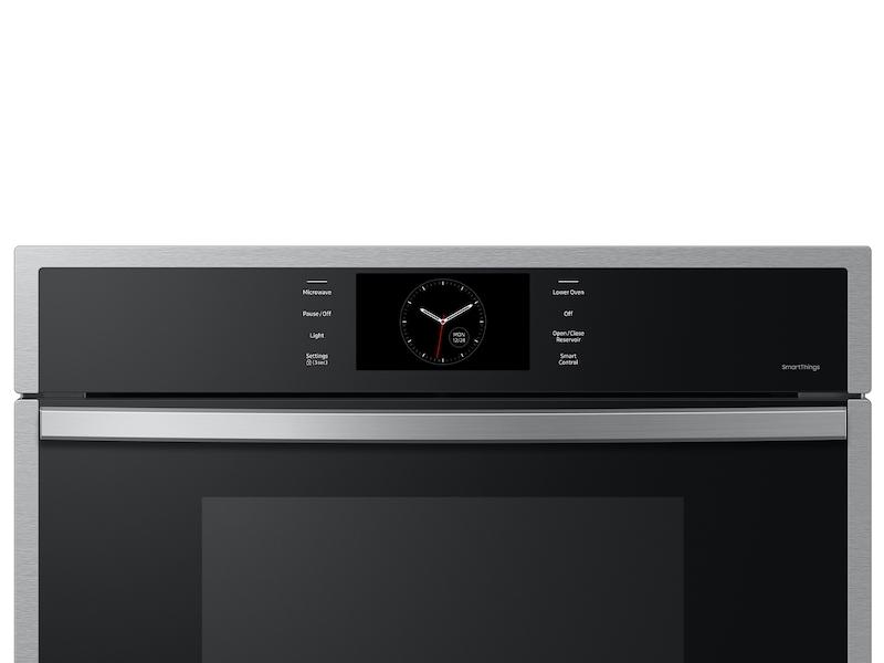 Samsung NQ70CG600DSR 30" Microwave Combination Wall Oven With Steam Cook In Stainless Steel