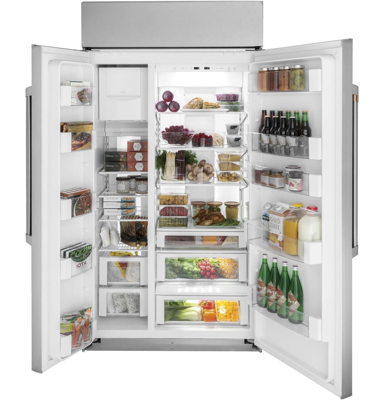 Cafe CSB48WP2RS1 Café™ 48" Smart Built-In Side-By-Side Refrigerator