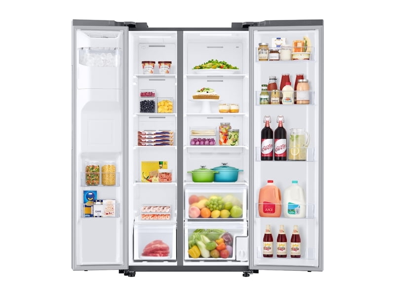 Samsung RS22T5201SR 22 Cu. Ft. Counter Depth Side-By-Side Refrigerator In Stainless Steel