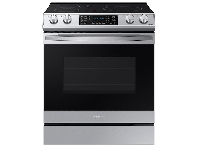 Samsung NE63B8611SS 6.3 Cu. Ft. Smart Instant Heat Induction Slide-In Range With Air Fry & Convection+ In Stainless Steel