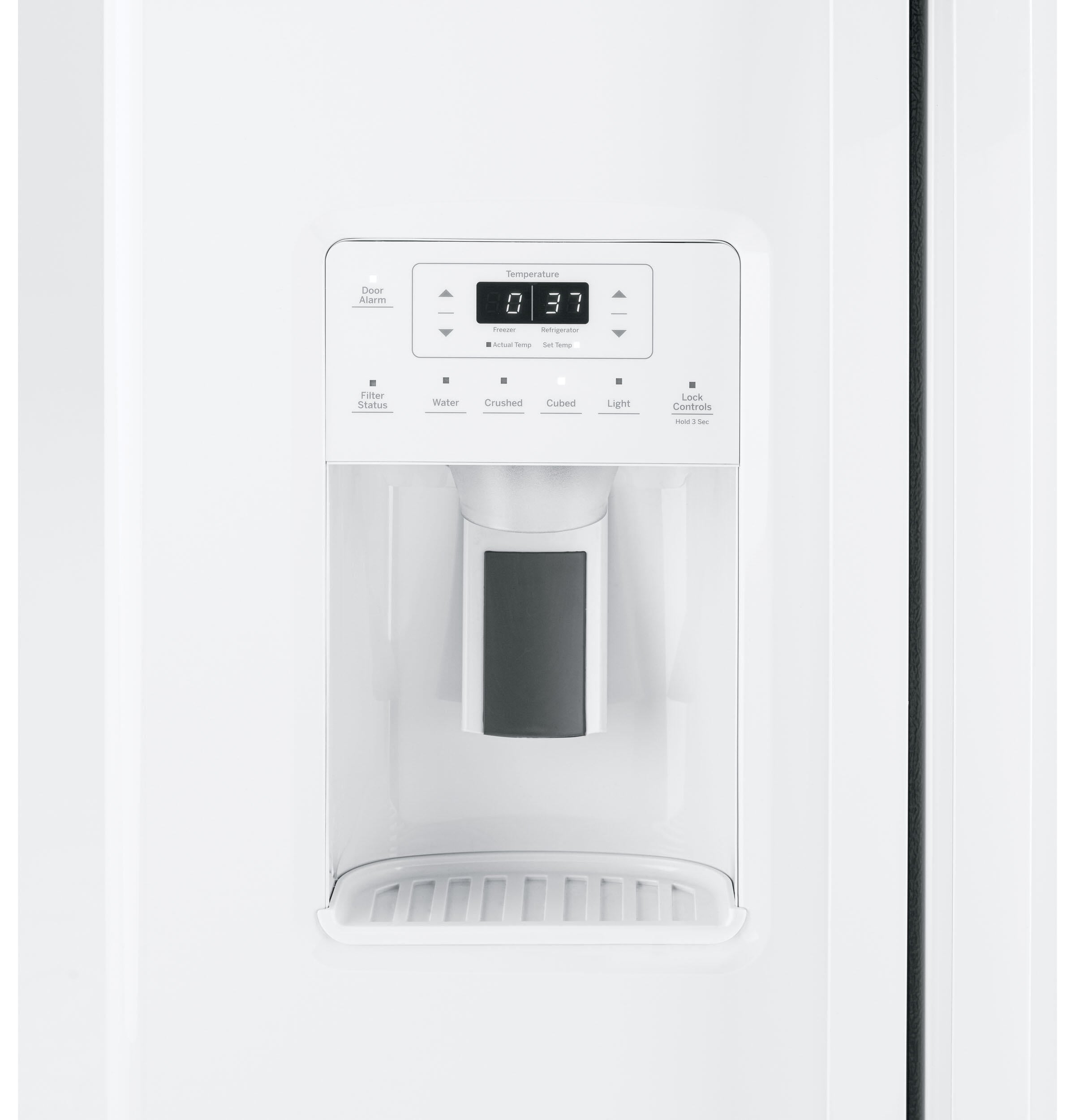 Ge Appliances GSE23GGPWW Ge® Energy Star® 23.0 Cu. Ft. Side-By-Side Refrigerator