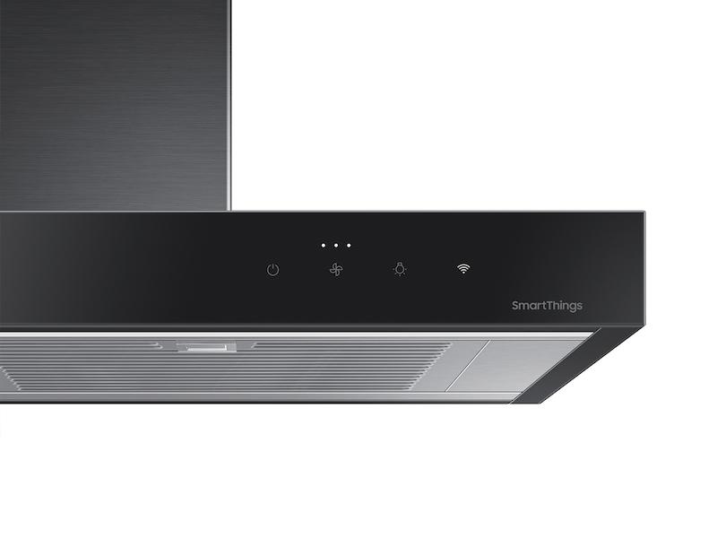 Samsung NK30CB600W33 30" Bespoke Smart Wall Mount Hood In Clean Deep Charcoal