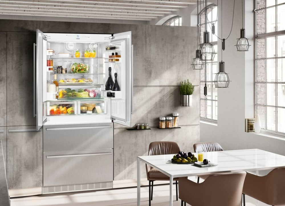 Liebherr HC2082 36" Combined Refrigerator-Freezer With Nofrost For Integrated Use
