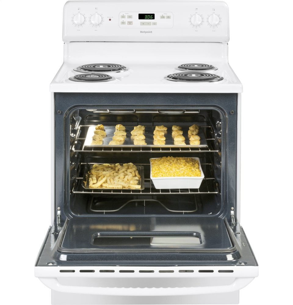 Hotpoint RBS360DMWW Hotpoint® 30" Free-Standing Standard Clean Electric Range