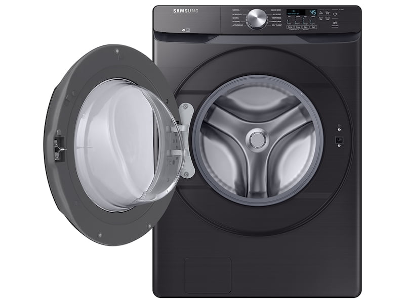 Samsung WF45T6000AV 4.5 Cu. Ft. Front Load Washer With Vibration Reduction Technology+ In Black Stainless Steel
