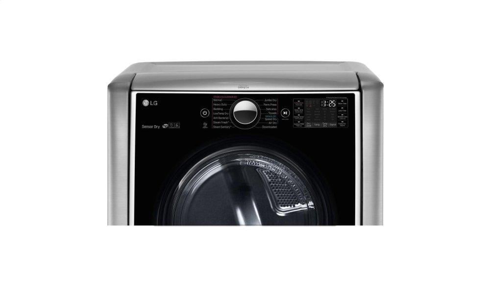 Lg DLGX9001V 9.0 Cu. Ft. Large Smart Wi-Fi Enabled Gas Dryer W/ Turbosteam™