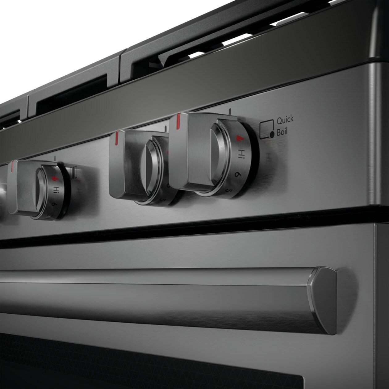 Frigidaire GCRG3060BD Frigidaire Gallery 30" Rear Control Gas Range With Total Convection