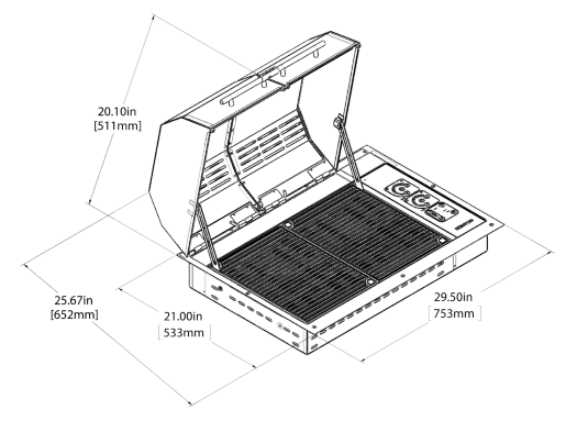 Kenyon B70421WH Texan Electric Grill