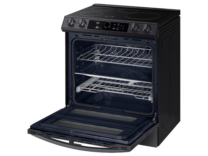 Samsung NE63T8951SG 6.3 Cu. Ft. Smart Slide-In Induction Range With Flex Duo™, Smart Dial & Air Fry In Black Stainless Steel