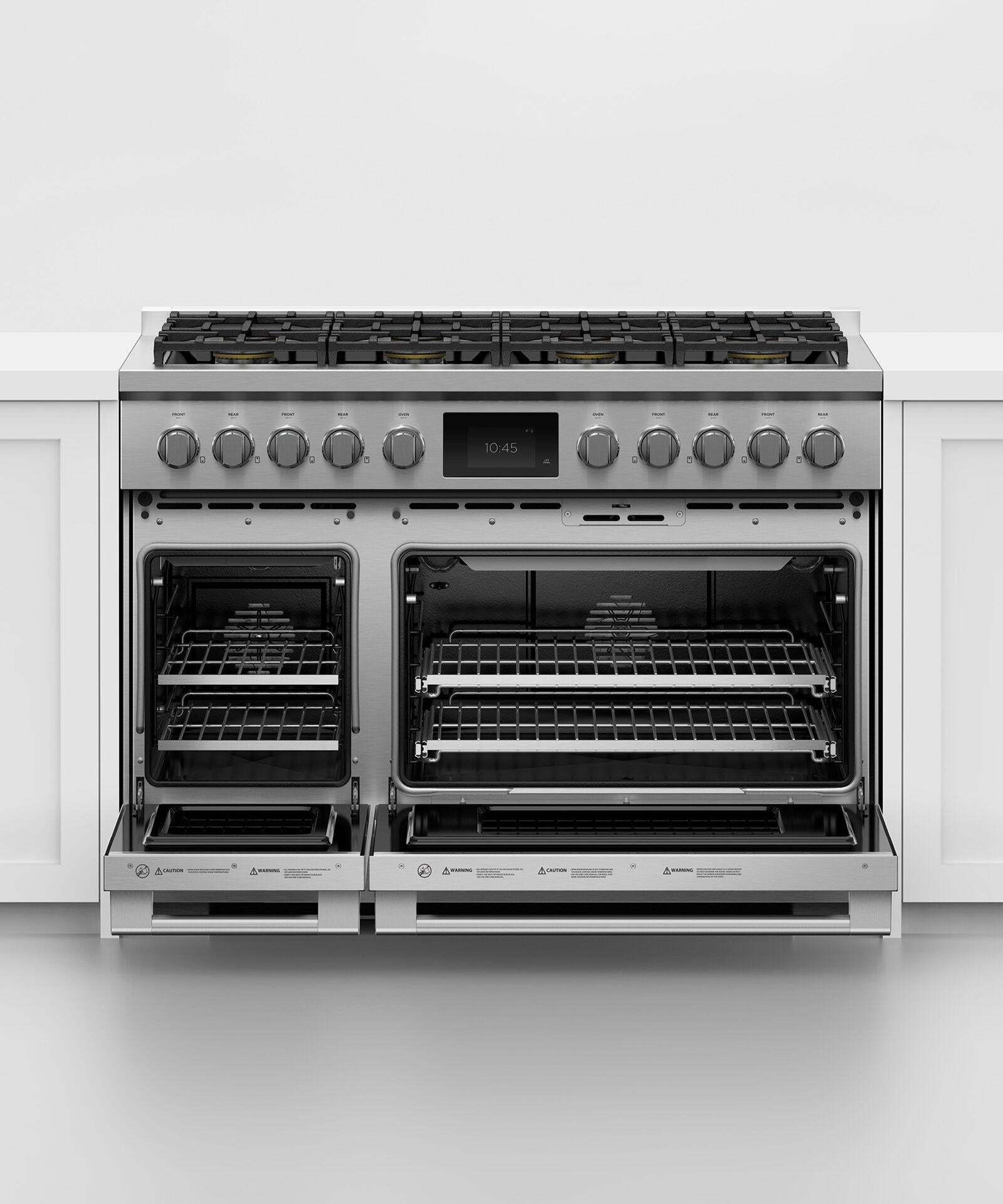 Fisher & Paykel RDV3488L Dual Fuel Range, 48", 8 Burners, Self-Cleaning, Lpg