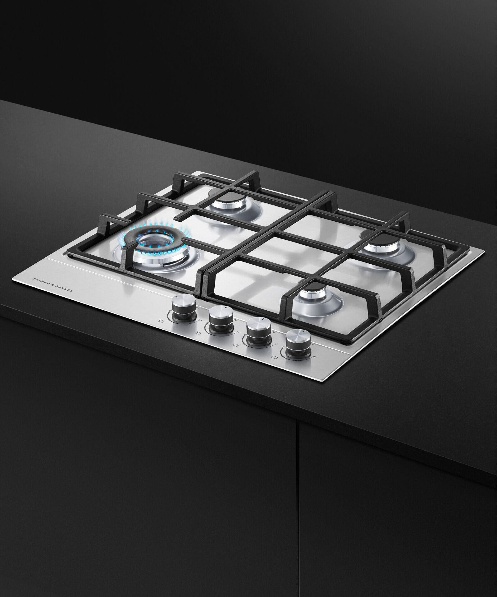 Fisher & Paykel CG244DLPX1N Gas On Steel Cooktop, 24