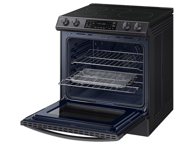 Samsung NE63B8611SG 6.3 Cu. Ft. Smart Instant Heat Induction Slide-In Range With Air Fry & Convection+ In Black Stainless Steel