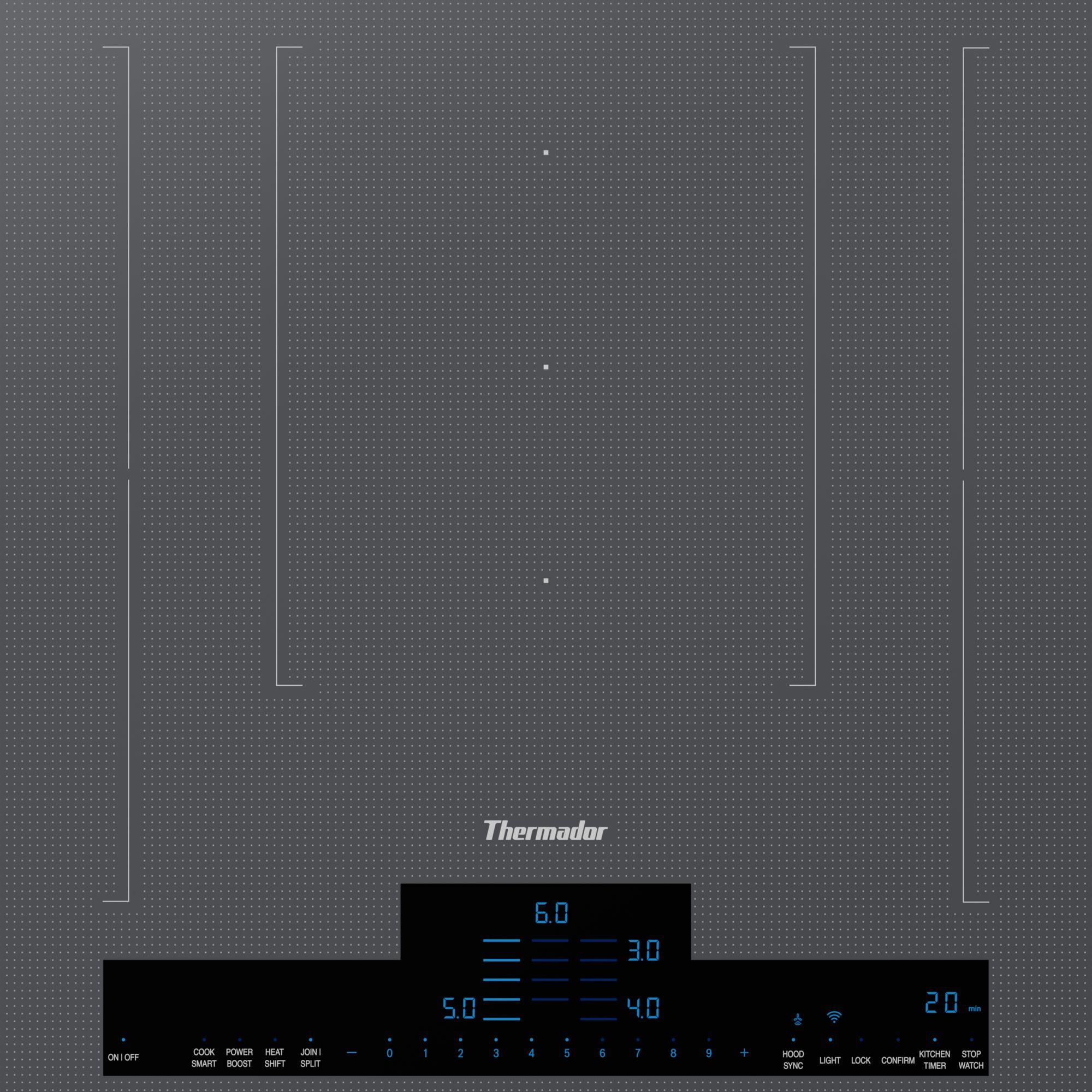 Thermador CIT367YMS Liberty® Induction Cooktop 36'' Silver Mirror, Surface Mount With Frame Cit367Yms