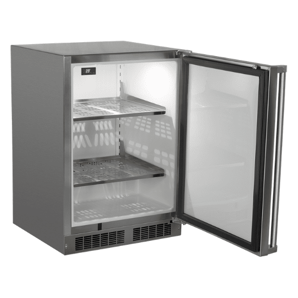 Marvel MORE124SS31A 24-In Outdoor Built-In High-Capacity Refrigerator With Door Style - Stainless Steel