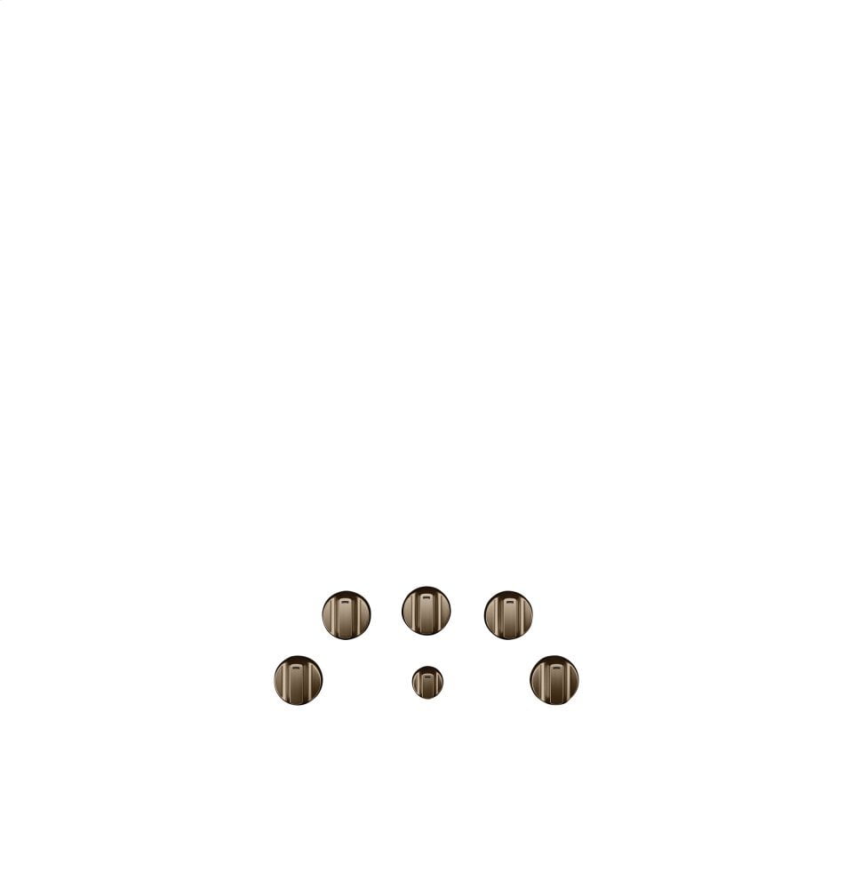 Cafe CXCE1HKPMBZ Café 5 Electric Cooktop Knobs - Brushed Bronze