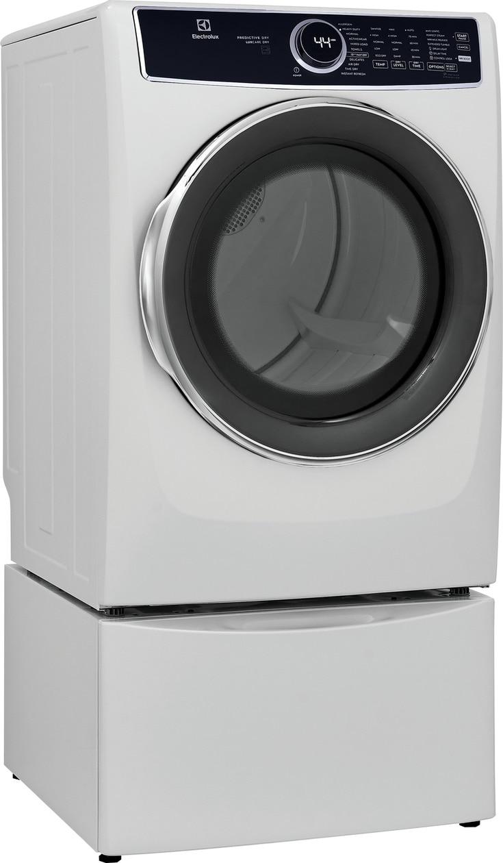 Electrolux ELFG7637BW Electrolux Front Load Perfect Steam™ Gas Dryer With Luxcare® Dry And Instant Refresh ™ 8.0 Cu. Ft.