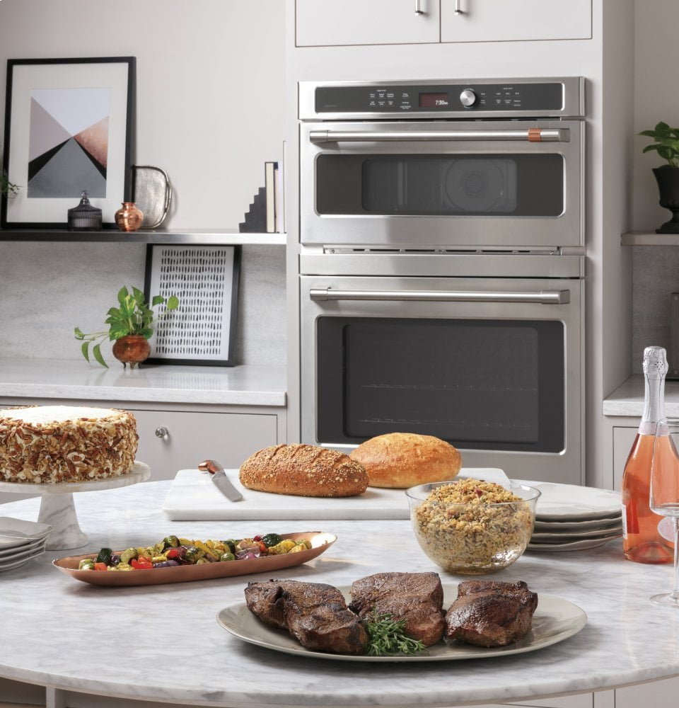 Cafe CTC912P2NS1 Café 30 In. Combination Double Wall Oven With Convection And Advantium® Technology