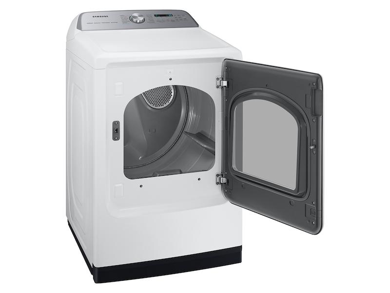 Samsung DVG54CG7150W 7.4 Cu. Ft. Smart Gas Dryer With Pet Care Dry And Steam Sanitize+ In White