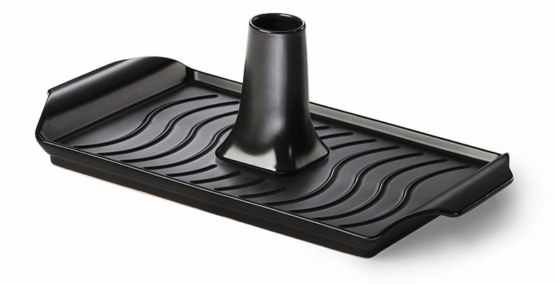 Napoleon Bbq 70150 Ceramic Roasting Pan And Beer Can Chicken Roaster Set