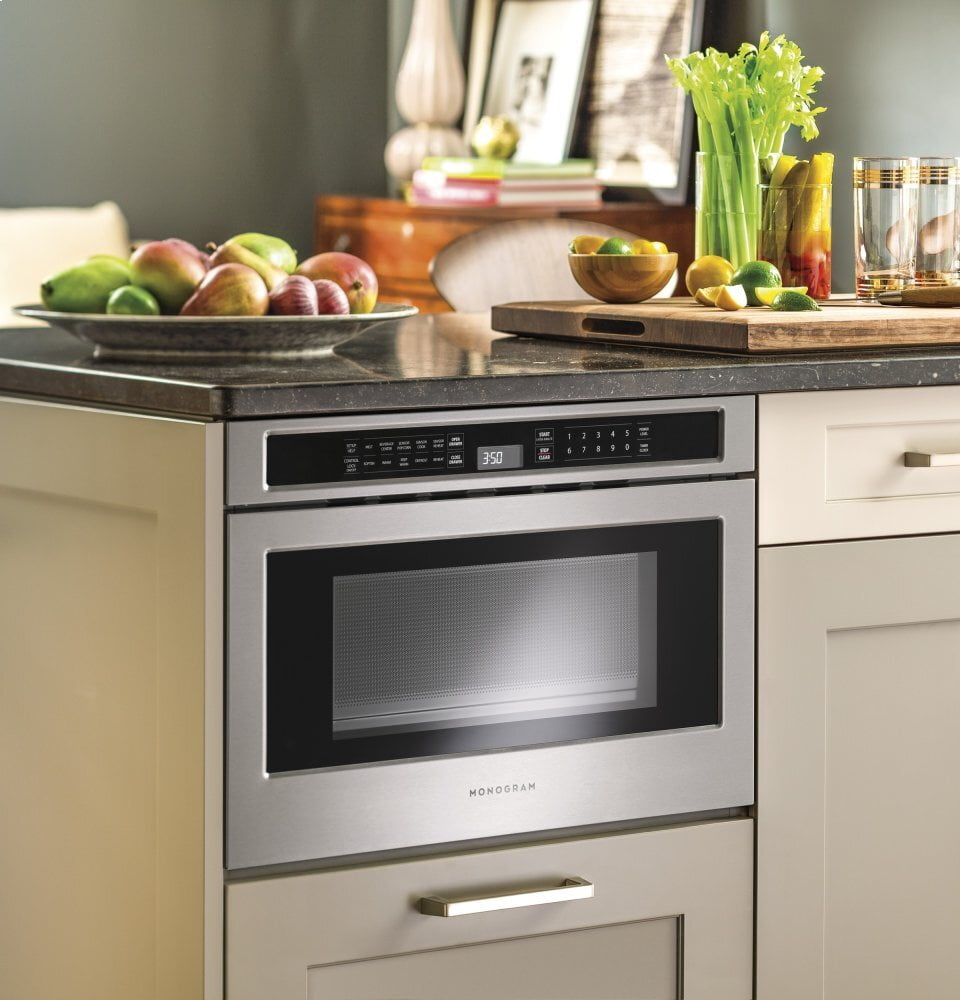 Monogram ZWL1126SJSS Monogram 1.2 Cu. Ft. Drawer Microwave