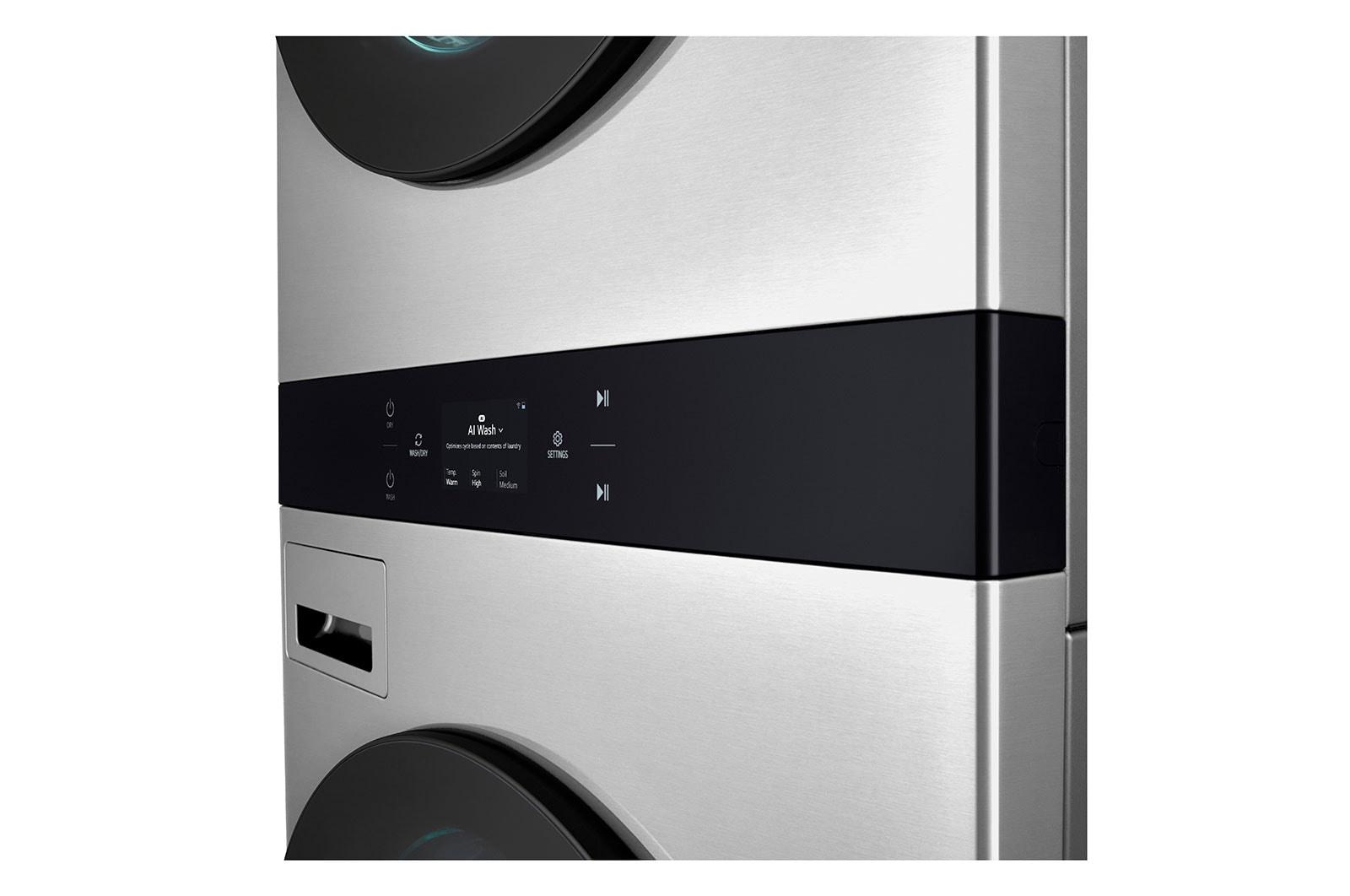 Lg SWWG50N3 Lg Studio Washtower™ Smart Front Load 5.0 Cu. Ft. Washer And 7.4 Cu. Ft. Gas Dryer With Center Control™