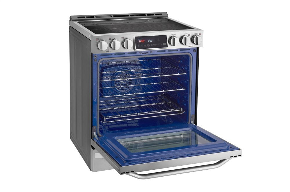 Lg LSIS3018SS Lg Studio 6.3 Cu. Ft. Induction Slide-In Range With Probake Convection® And Easyclean®