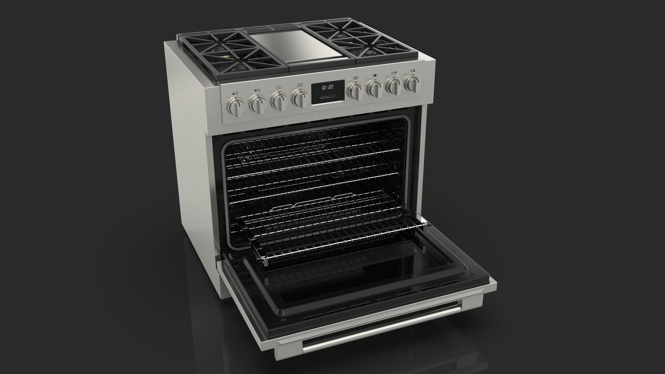 Fulgor Milano F6PGR364GS2 Sofia 36 Pro All Gas Range With Griddle