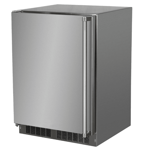 Marvel MORE224SS51A 24-In Outdoor Built-In Refrigerator With Door Storage And Maxstore Bin With Door Style - Stainless Steel, Door Swing - Left